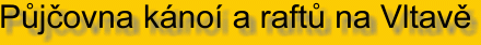 P�j�ovna lod� Vltava